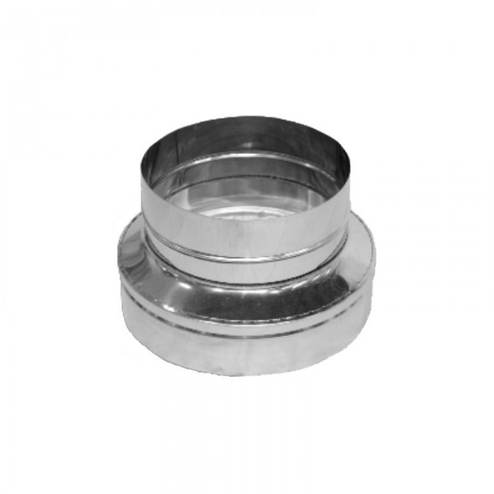 Переход дымохода нерж. Версия Люкс D-220 мм толщ. 0,6 мм